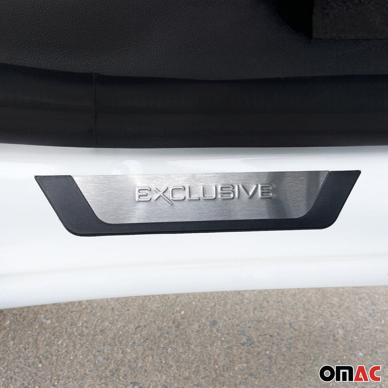 Couverture de seuil de porte pour Opel Mokka/Mokka-e 2020-2025 inox chromé 4 Pcs
