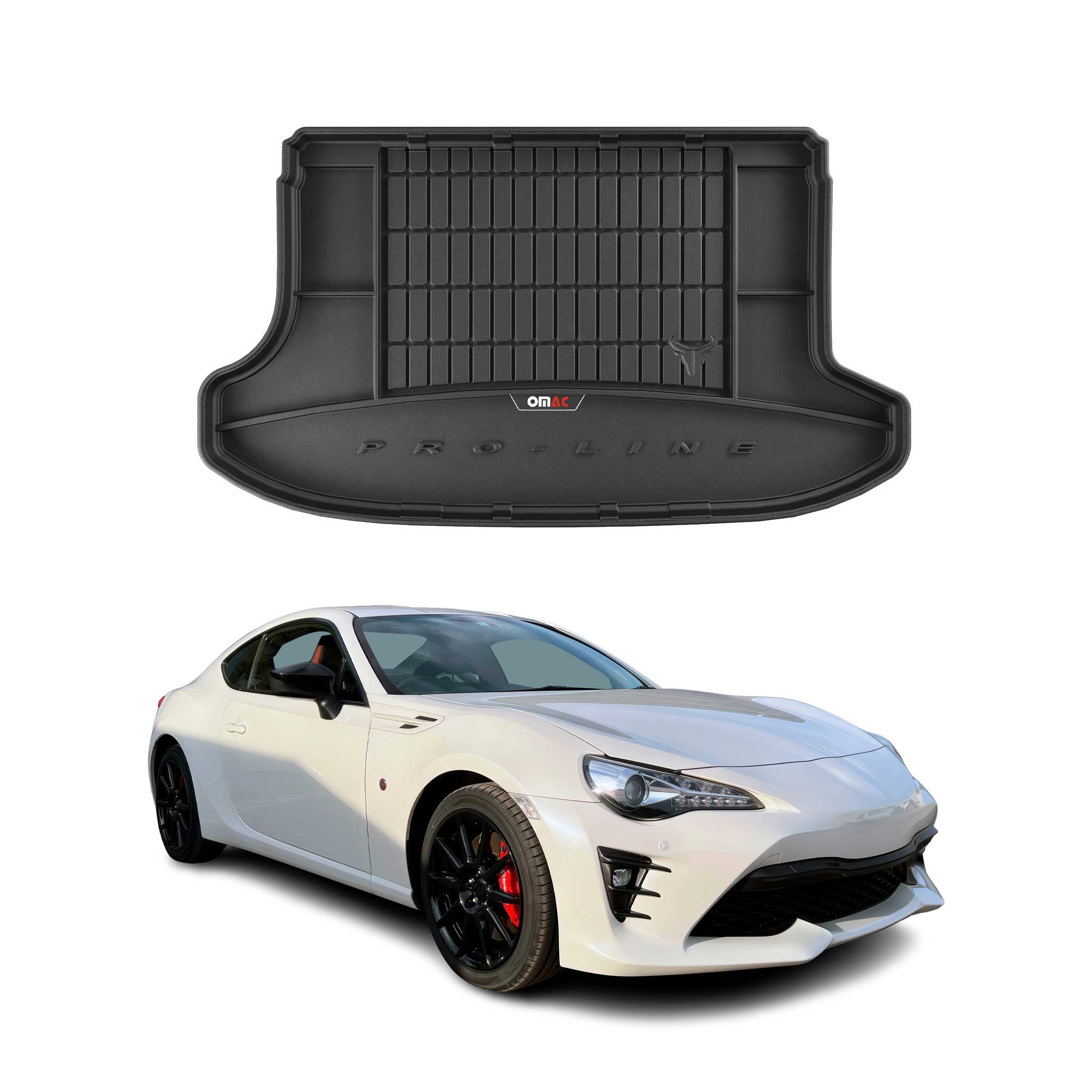 Tapis de Coffre pour Toyota GT86 2012-2020 TPE Noir