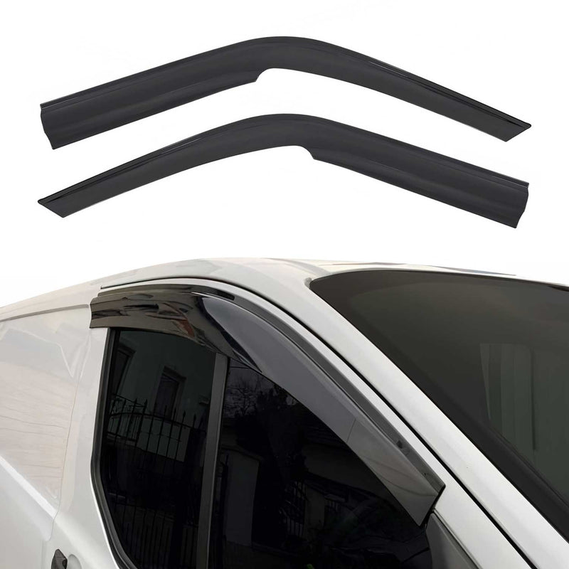 Déflecteurs de vent et de pluie pour Fiat Ducato Jumper Boxer 2006-25 Noir 2 pcs