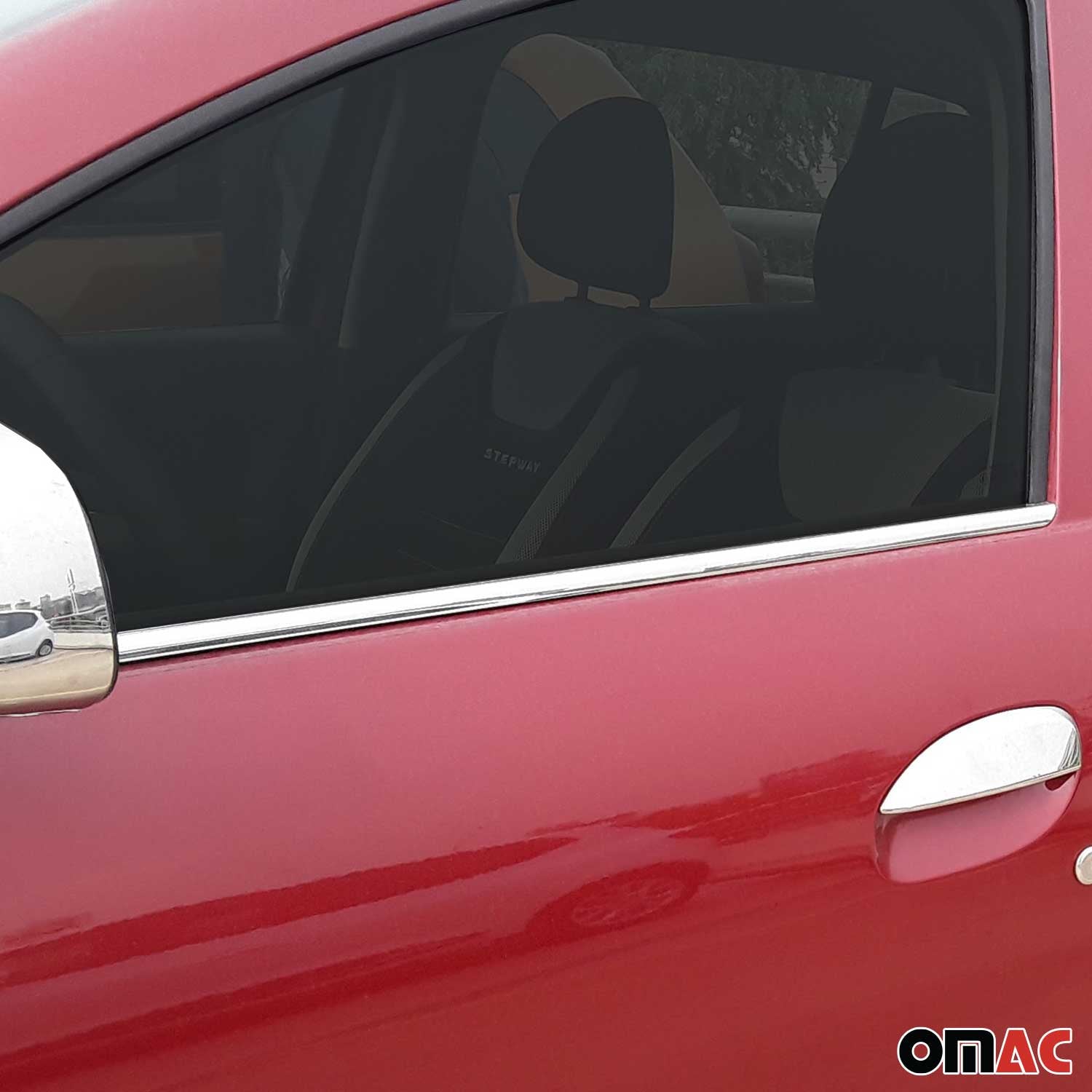 Garniture de Fenêtre pour Dacia Sandero HB 2012-2017 Acier Inox 4Pcs