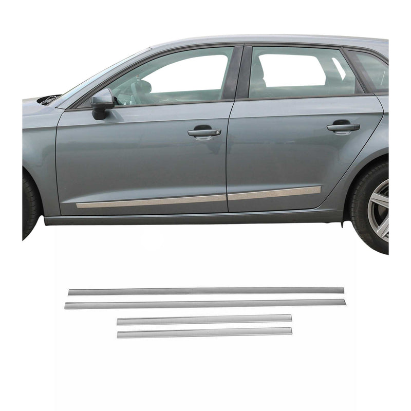 Baguette protection latérale de porte pour Volvo XC60 2009-2017 inox Chromé 4x