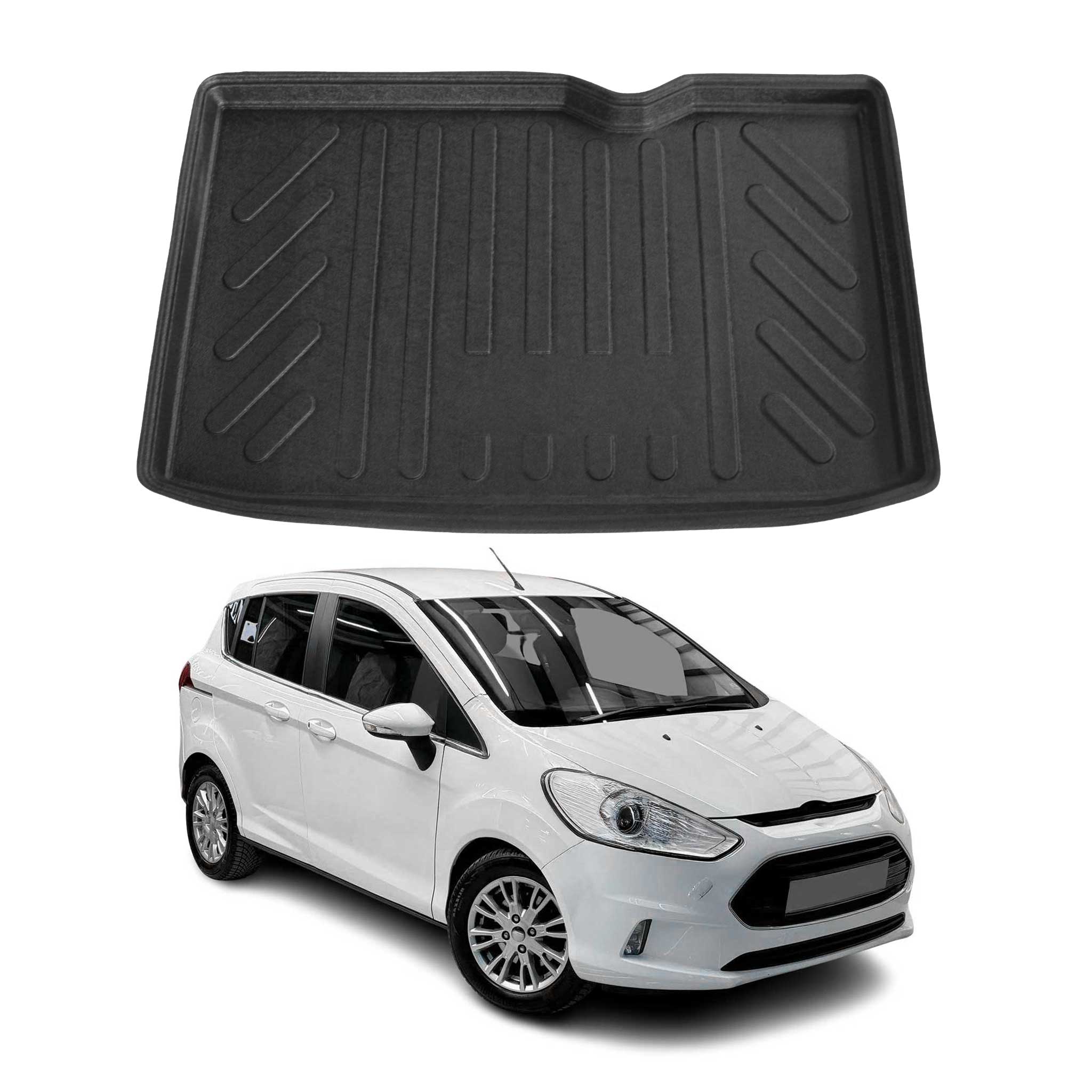 Tapis de Coffre pour Ford B-Max 2012-2017 en TPE Noir