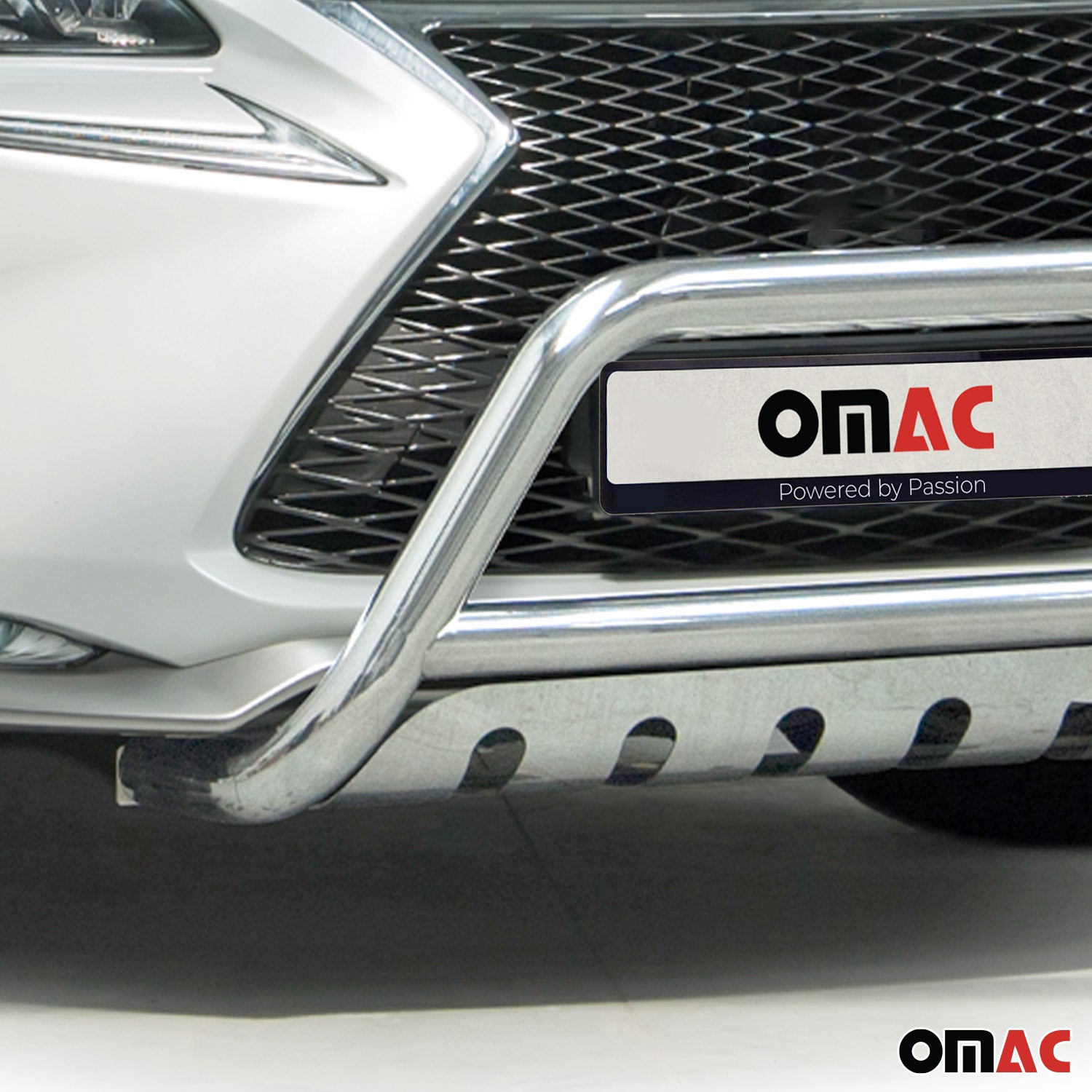 Pare-Buffle Avant Pour Lexus NX 2015-2021 en Acier Inoxydable Argent