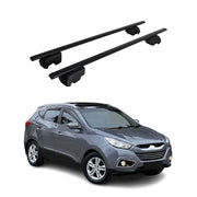Barres de toit Transversales pour Hyundai iX35 2010-2015 ABE Noir