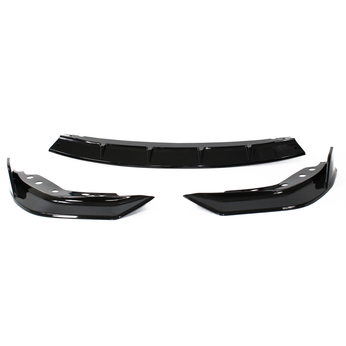 JOM Lèvre de Pare-choc Avant pour BMW Série 3 G20/G21 2019- Noir Brillant Sport Look
