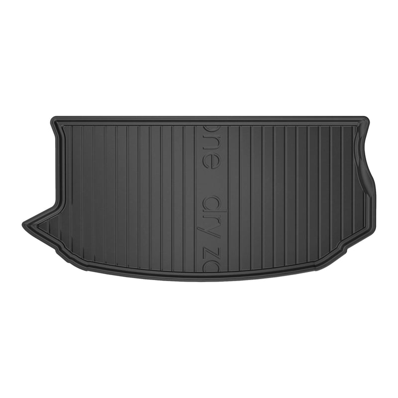 Tapis de coffre pour Kia Soul I 2008-13 avec roue de secours Supérieur TPE Noir