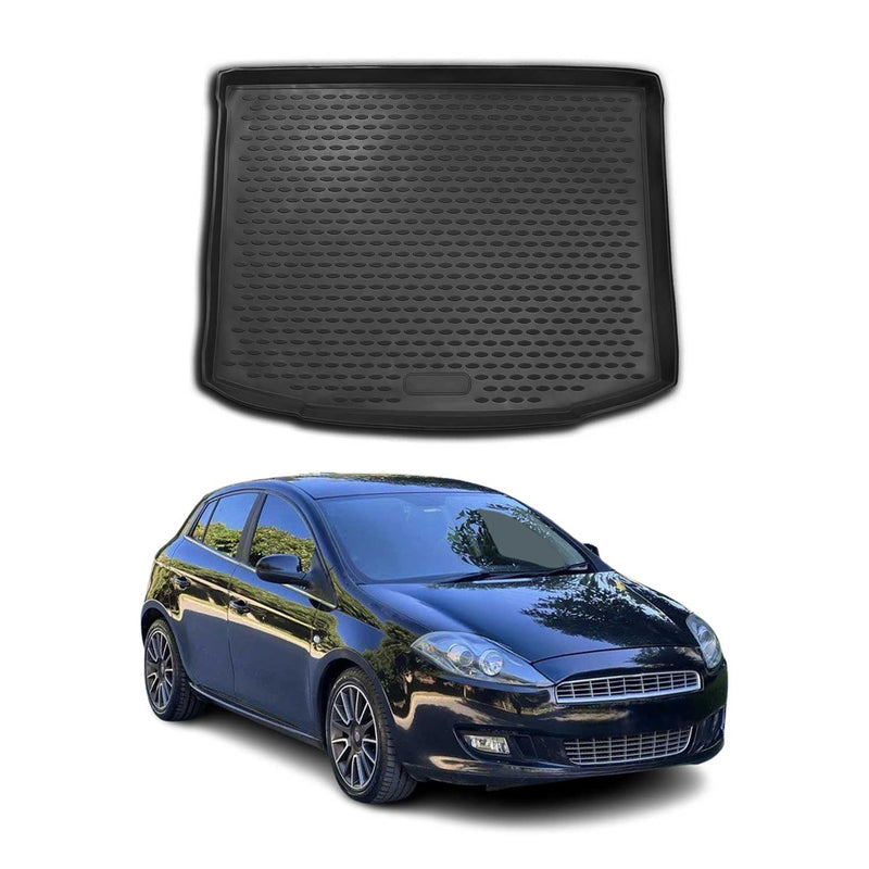 Tapis de Coffre pour Fiat Bravo 2007-2014 TPE Noir