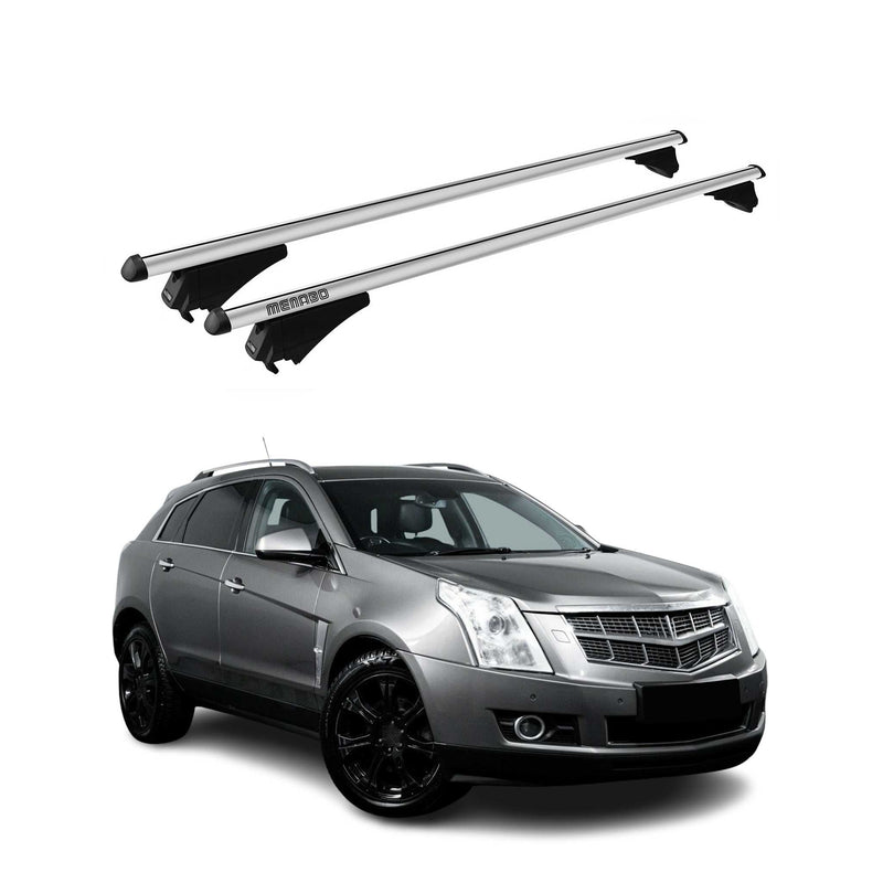 Tiger Barres de toit transversales pour Cadillac SRX 2010-2016 Gris