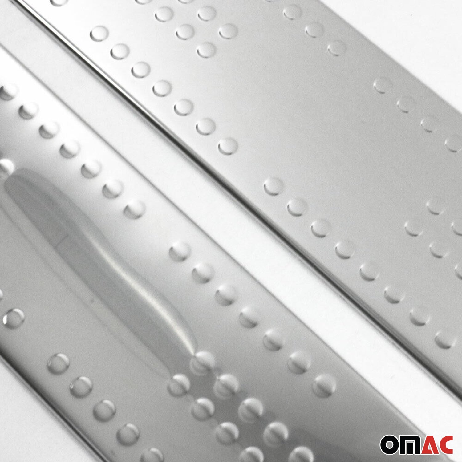 Seuil de porte intérieur pour Opel Vivaro A 2001-2014 acier inox chromé 2 Pcs