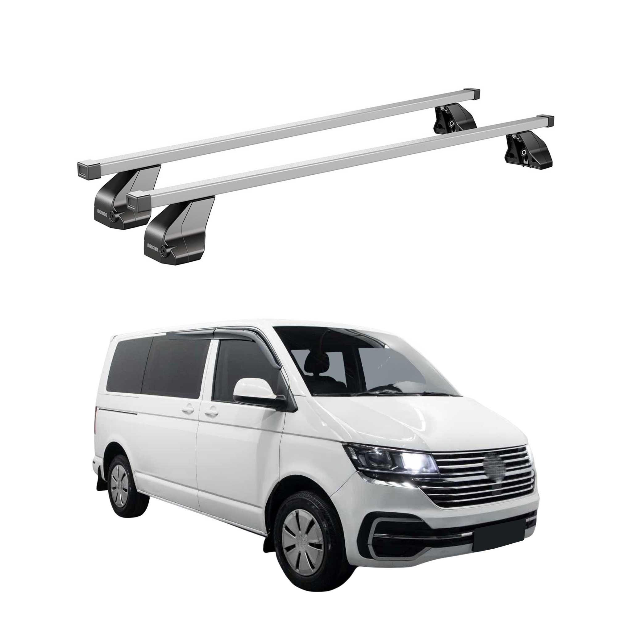 OMAC Barres de toit en pour VW T5 T6 T6.1 Transporter Multivan Caravelle 2003-24