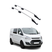 Barres de toit longitudinales pour Ford Transit Tourneo Custom 2012-2024 L2 Gris