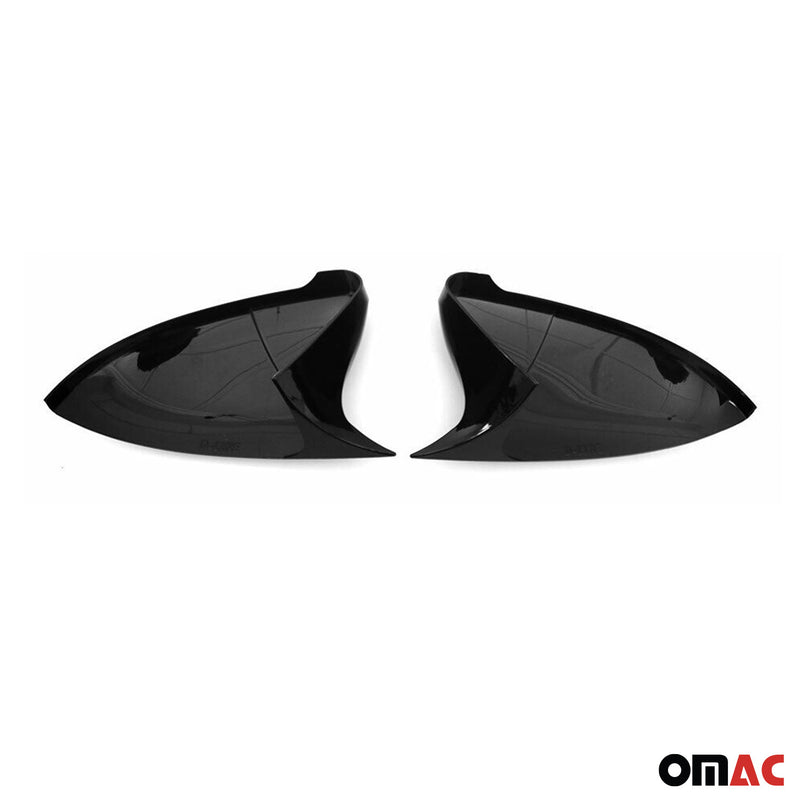 Coques de Rétroviseurs pour VW Golf 2012-2021 en ABS Noir Piano