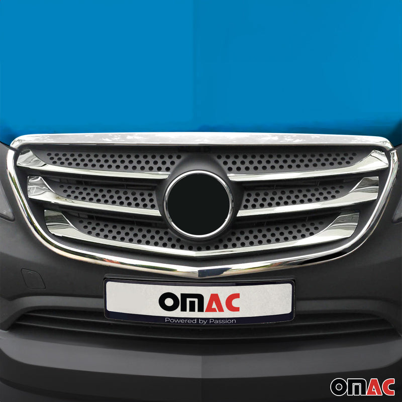 Moulure de Grille de Calandre pour Mercedes Classe V Vito W447 2014-2022 Chromé
