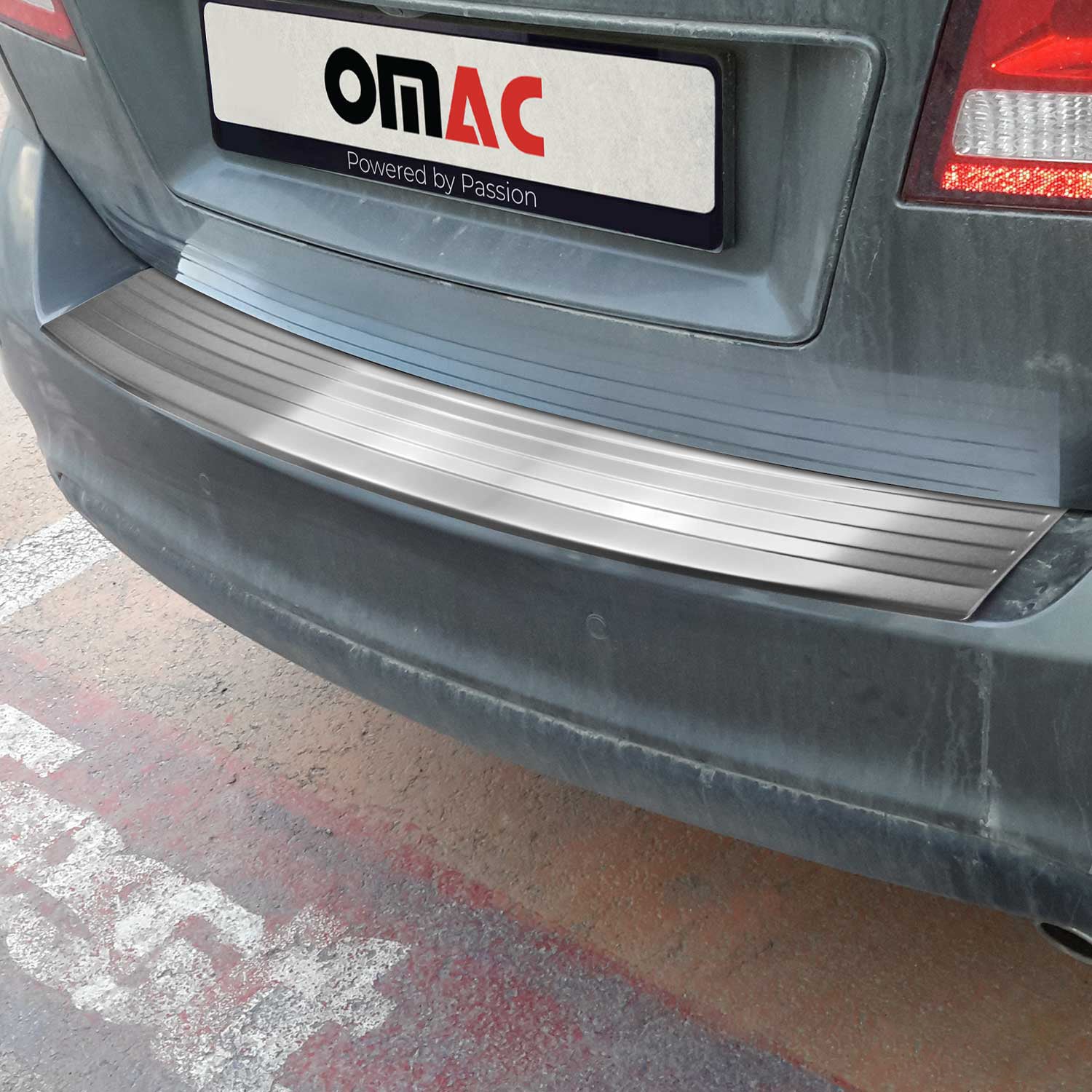 OMAC Protection de Pare-Chocs pour Fiat Freemont 2011-16 Inox finition brossée