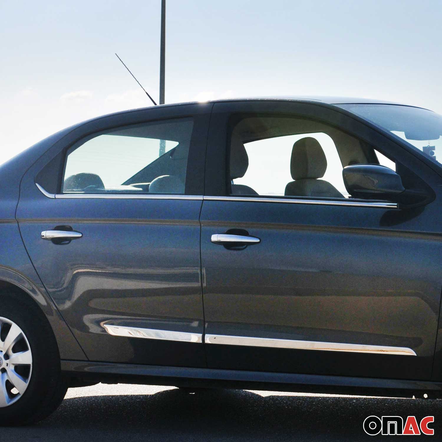 Garniture de Fenêtre pour Peugeot 301 Berline 2012-2025 Acier Inox 6Pcs