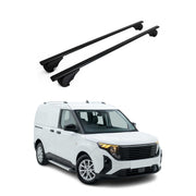 Barres de toit Transversales pour Ford Transit Courier II 2023-2026 Acier Noir