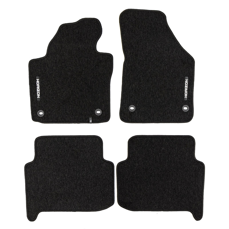 Tapis de Sol de Voiture pour VW Touran I 2003-2015 Velours Imperméable 4Pcs