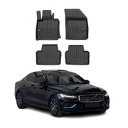 OMAC Tapis de sol en caoutchouc pour Volvo V60 S60 2018-2024 Noir Premium