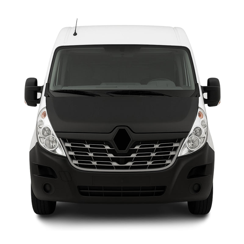 Protège Capot pour Renault Master 2010-2014 Masque voiture vinyle Noir complète