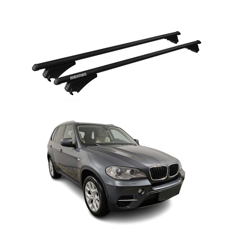 Tiger Barres de toit transversales pour BMW X5 E70 2006-2013 Noir