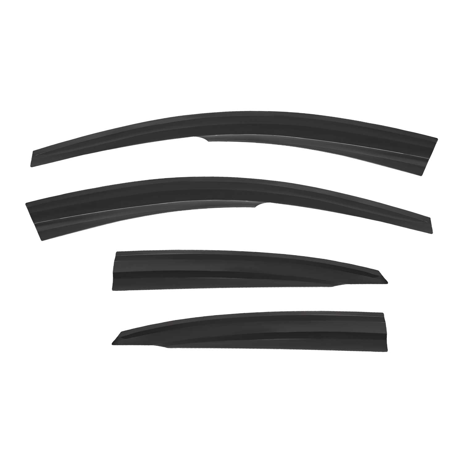 Déflecteurs de Vent pluie d'air pour Ford Focus 1998-2004 en Acrylique Noir