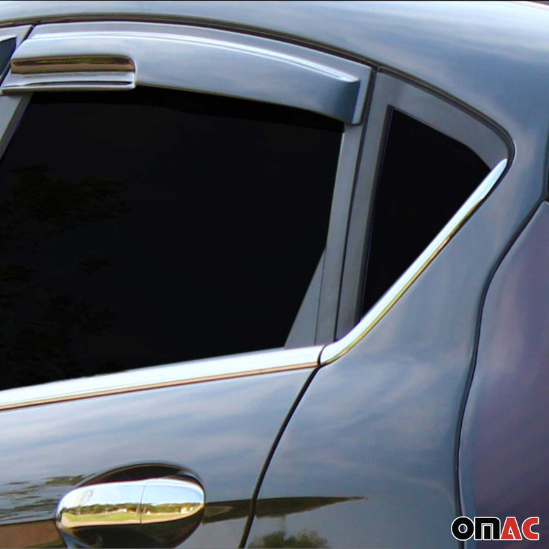 Garniture De Fenêtre pour Ford Fiesta 2008-2017 Inox Chromé 6x