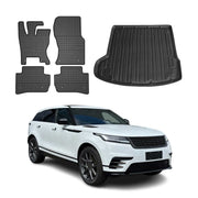 Kit Tapis de sol et coffre pour Land Rover Range Rover Velar 2017-2026 TPE Noir