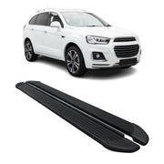 Marchepieds Latéraux pour Chevrolet Captiva 2019-2026 Noir Aluminium 2Pcs