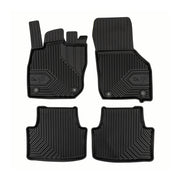 Tapis de Sol de Voiture pour Skoda Octavia IV Mild Hybrid 2020-26 TPE Noir 4Pcs