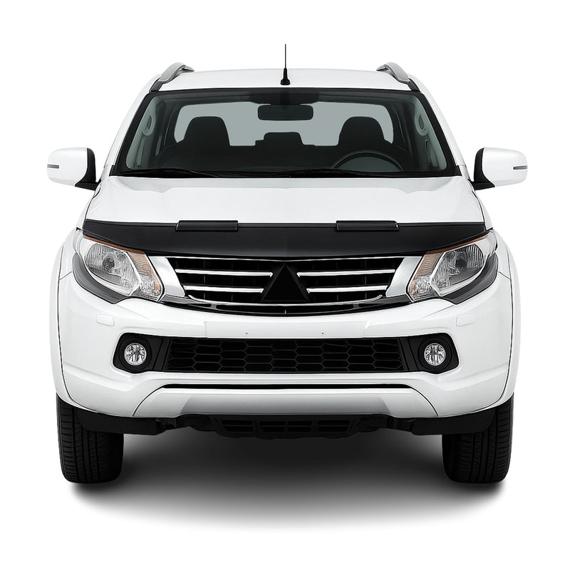 Protège Capot pour Mitsubishi L200 2005-2015 Masque de voiture vinyle Noir