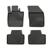 Tapis de sol No.77 pour Volvo S60 III 2019-2025 / V60 II 2019-2025 TPE Noir 4Pcs