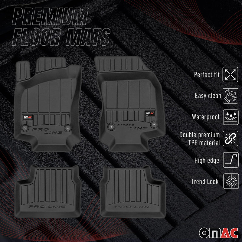 Tapis de Sol pour Opel Astra H 2004-2014 TPE Noir