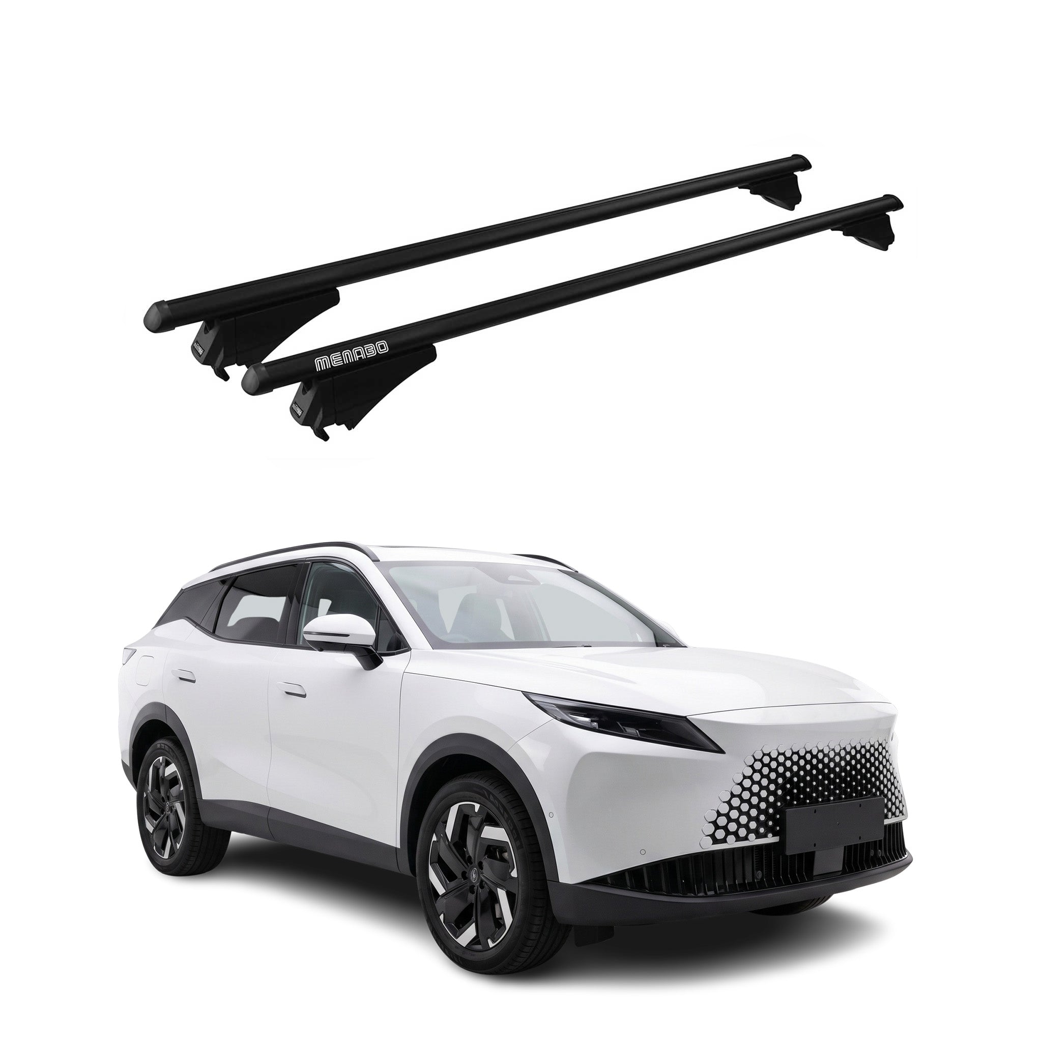 Tiger Barres de toit transversales pour Omoda 7 2025-2026 Noir