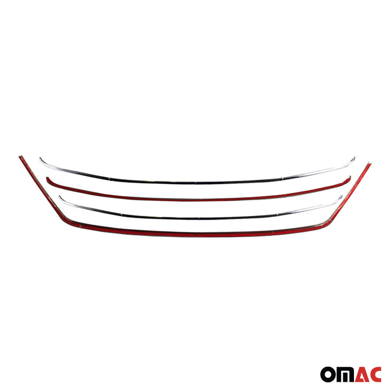 Grille de Calendre pour Hyundai ix35 2010- 4pcs Acier Inox Chromé