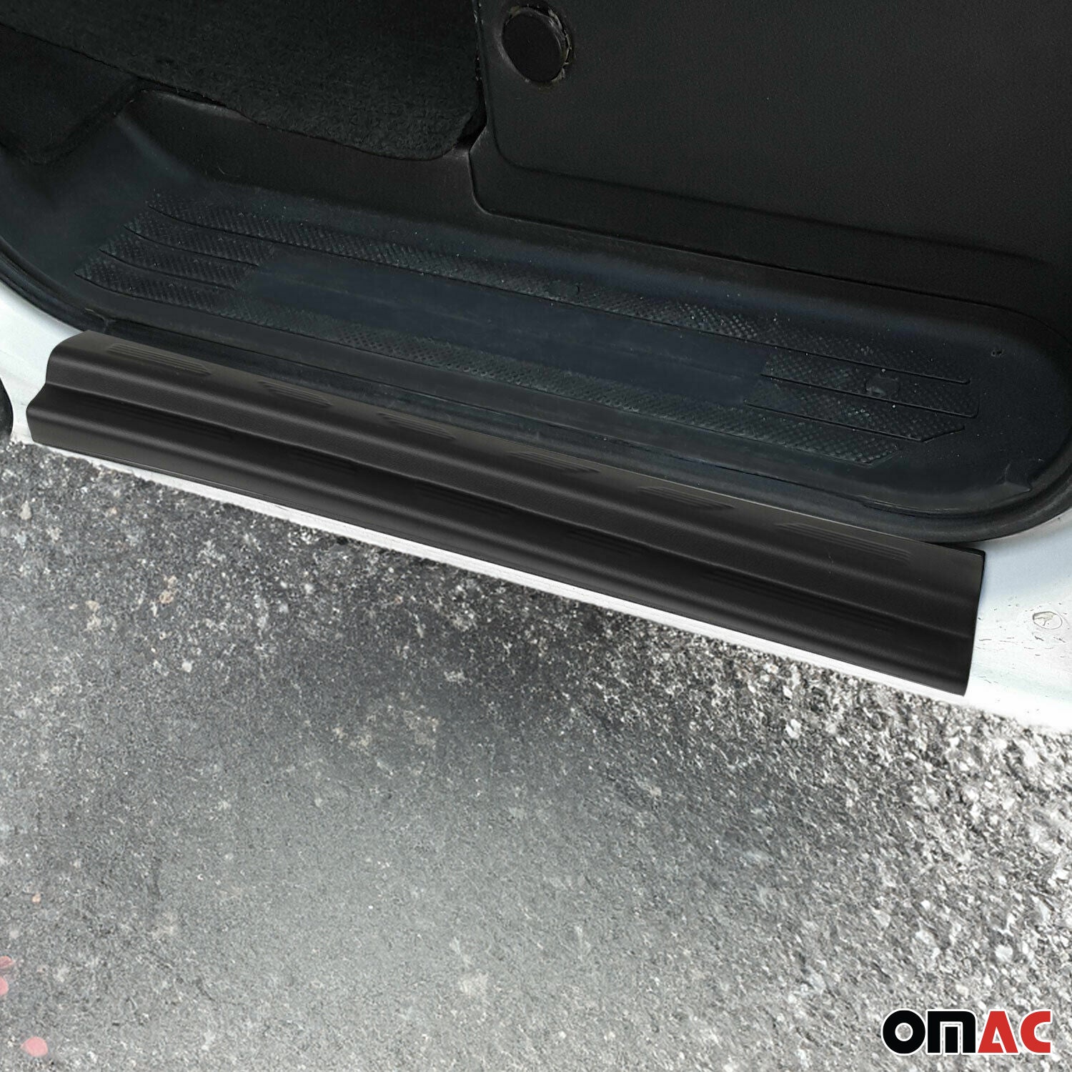 Couverture de Seuil de porte pour Ford Transit 2006-2014 TPE Noir 2 Pcs