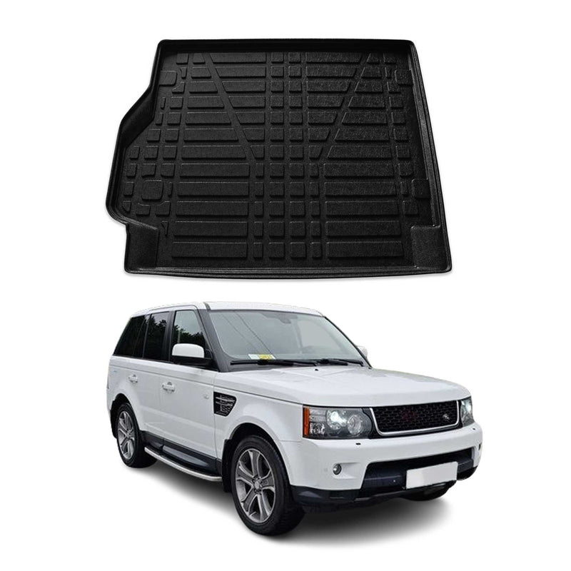 Tapis de Coffre pour Range Rover Sport L320 2005-2013 en TPE Noir