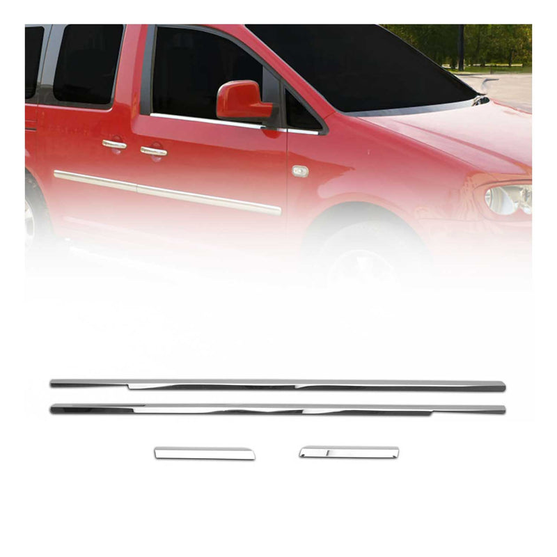 Garniture de Fenêtre pour VW Caddy 2003-2015 Acier Inox 4Pcs