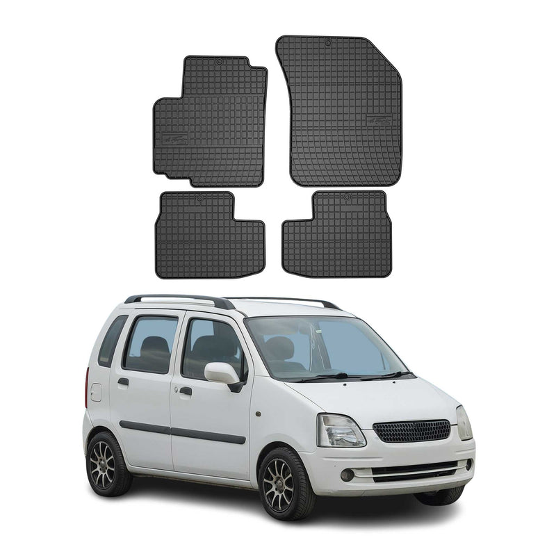 Tapis de Sol pour Opel Agila B 2008-2015 OMAC Noir Caoutchouc