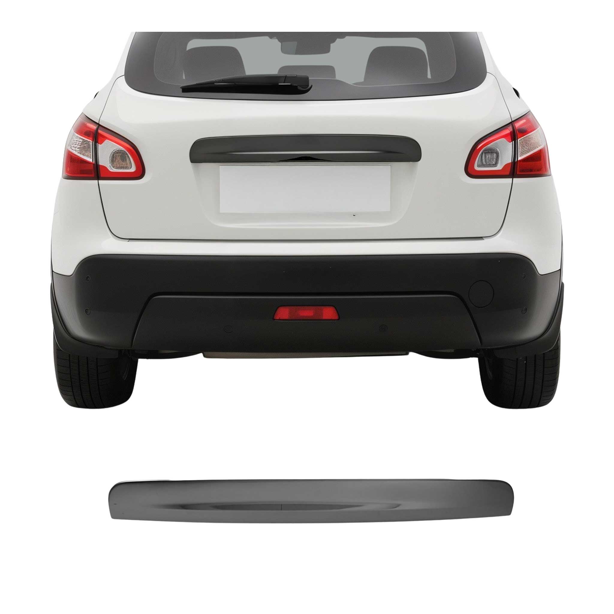 Couverture Poignée de Porte de Hayon Coffre pour Nissan Qashqai 2006-2014 foncé