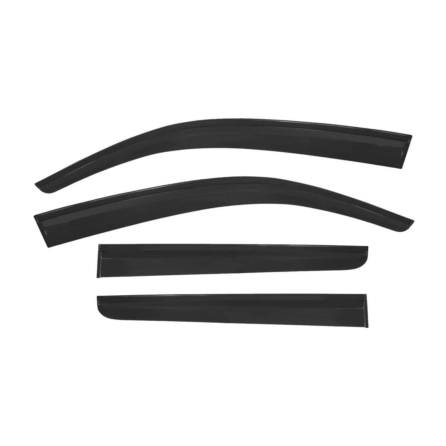 Déflecteurs de Vent pluie d'air pour Nissan Navara 2005-2020 Acrylique 4x