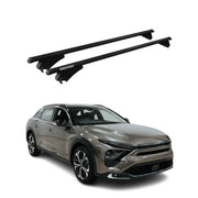 Tiger Barres de toit transversales pour Citroen C5 X 2022-2026 Alu Noir 2x
