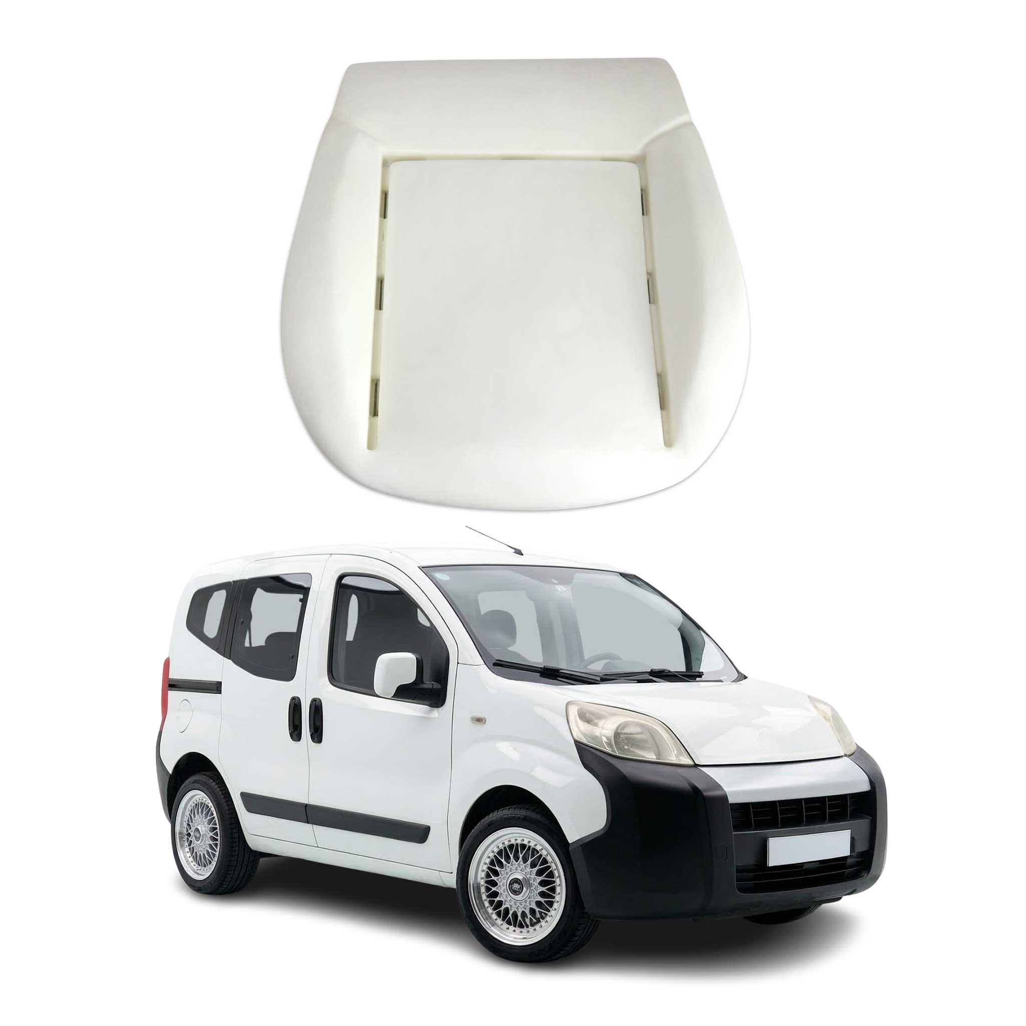 Coussin Mousse d'Assise pour Fiat Fiorino Qubo 2008-2022 Remplacement 1pc