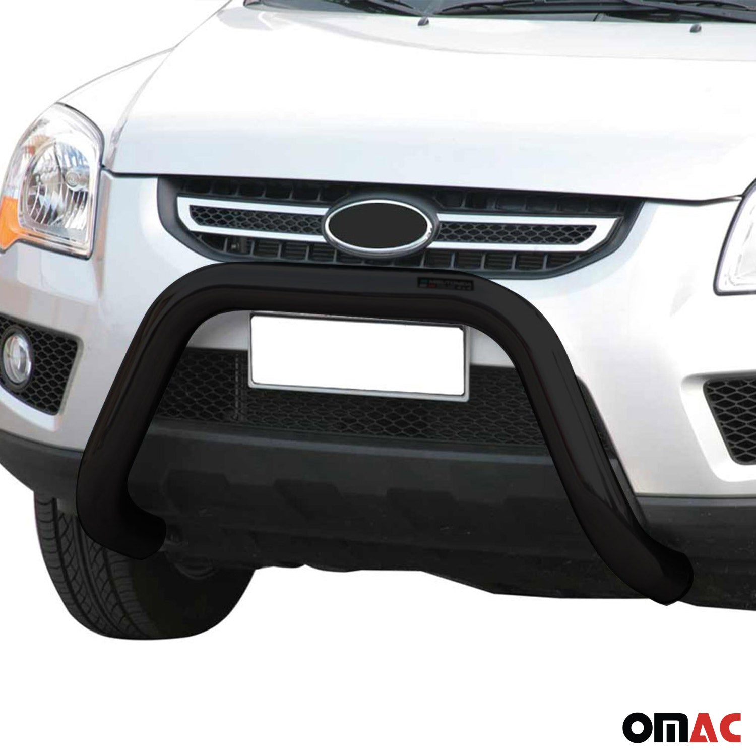 Pare-buffle Avant pour Kia Sportage 2008-2010 76 mm en Acier Noir