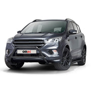 Pare-Buffle Avant Pour Ford Kuga II 2017-2019 Facelift en Acier Inox Noir ABE