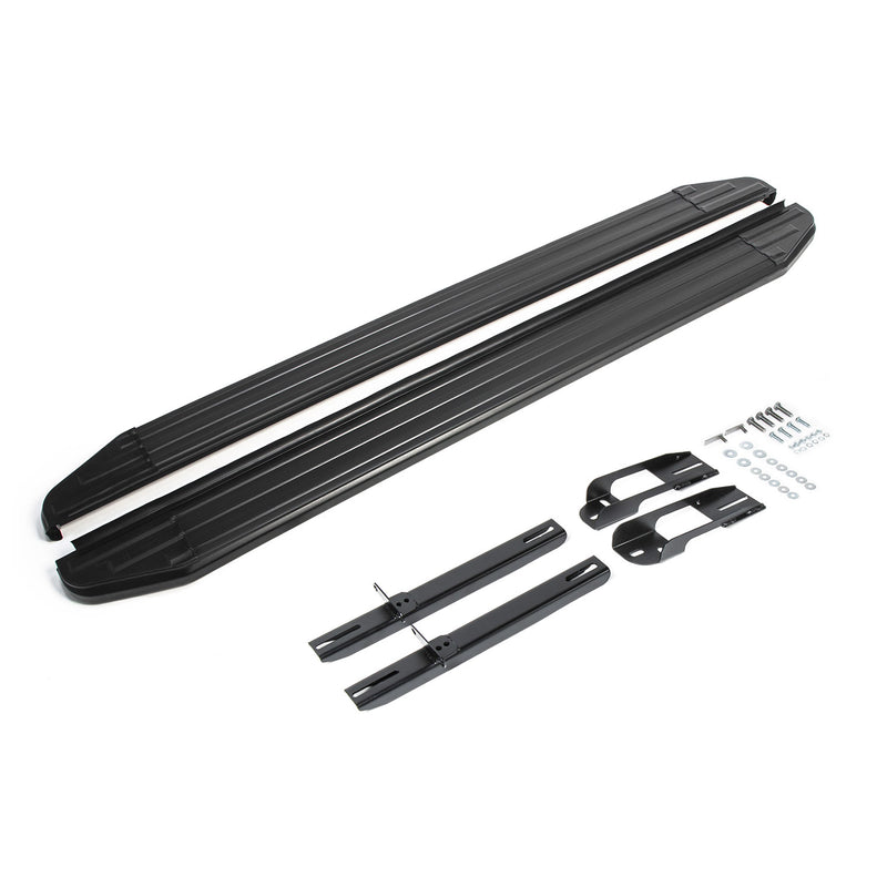 Marchepieds Latéraux pour Nissan Juke 2010-2016 Alu Noir ABE