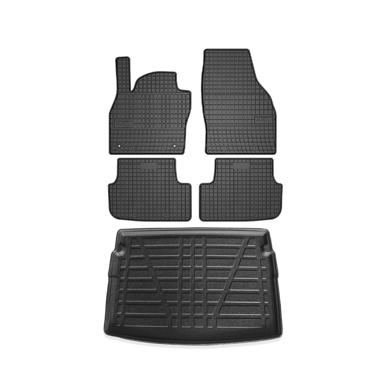 Kit Tapis de sol et coffre pour Seat Arona 2017-2024 TPE Noir