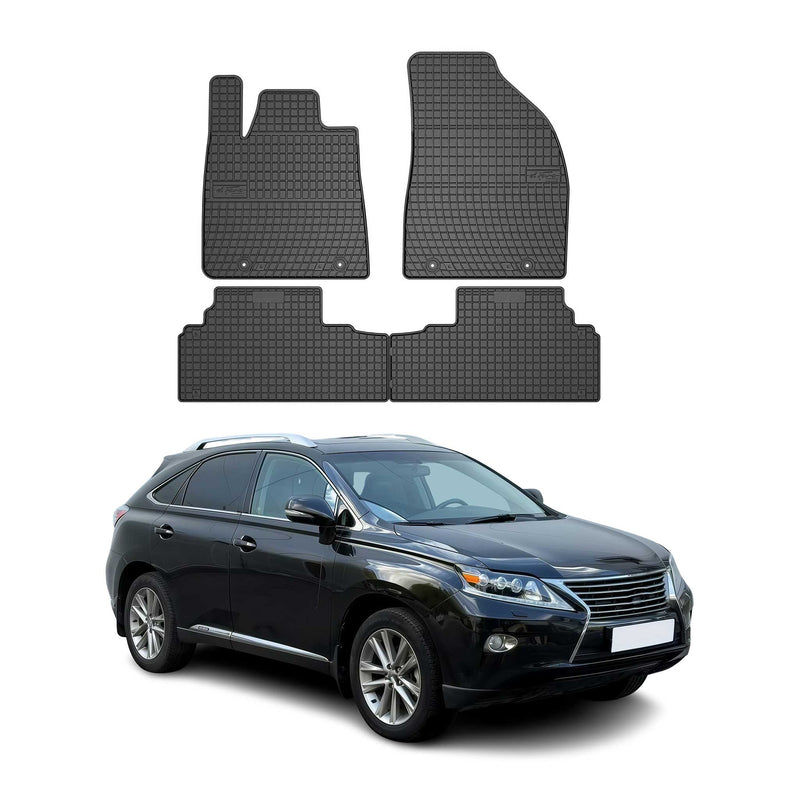Tapis de Sol pour Lexus RX 2008-2015 Caoutchouc Noir