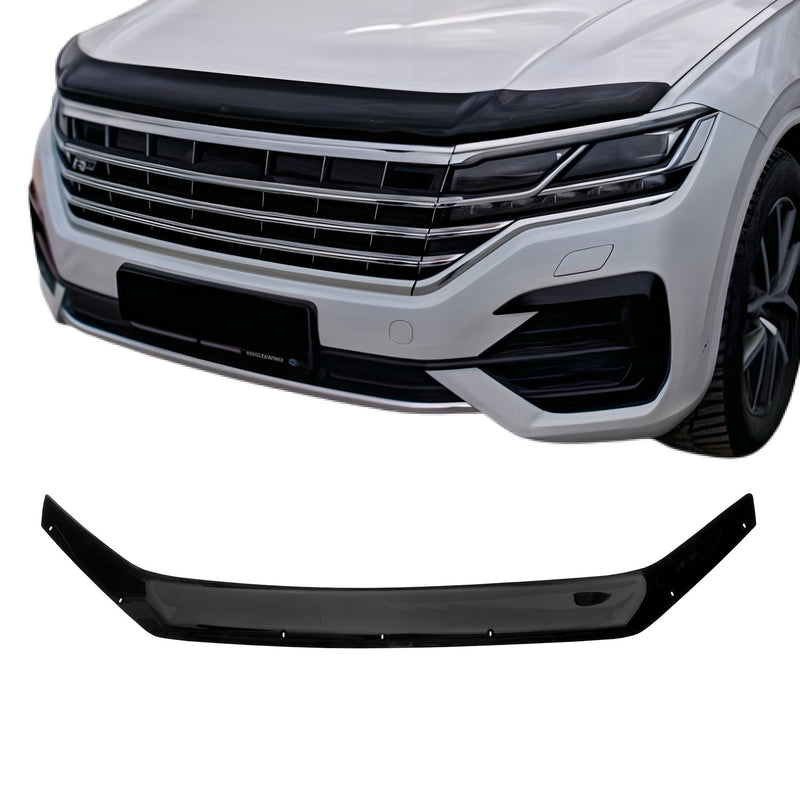 Deflecteurs d'air capot de voiture pour VW Touareg 2018-2025 Acrylique Noir