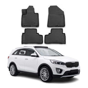 OMAC Tapis de sol pour KIA Sorento 2015-2020 en caoutchouc Noir