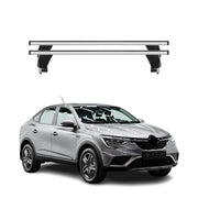 Menabo Barres de toit transversales pour Renault Arkana 2019-2026 Alu Gris 2x